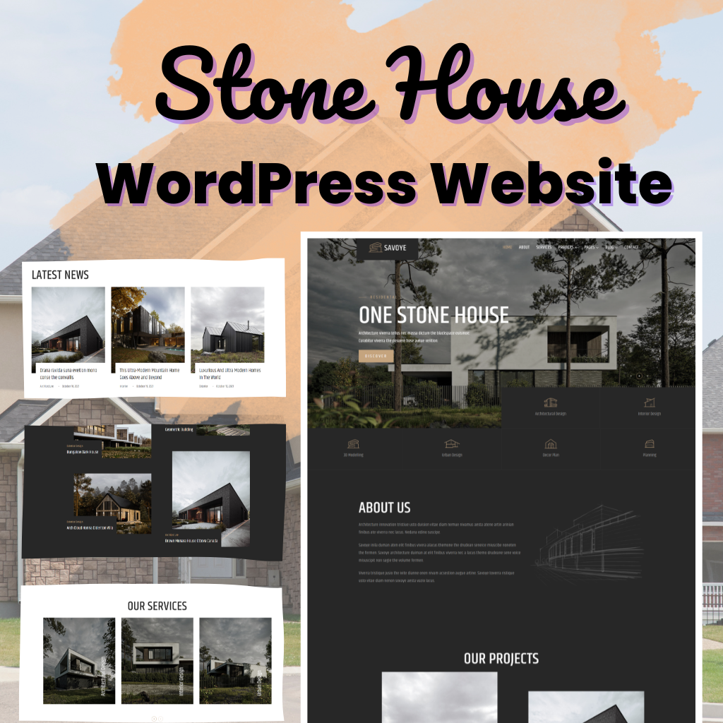 Stone House WordPress Responsive Website