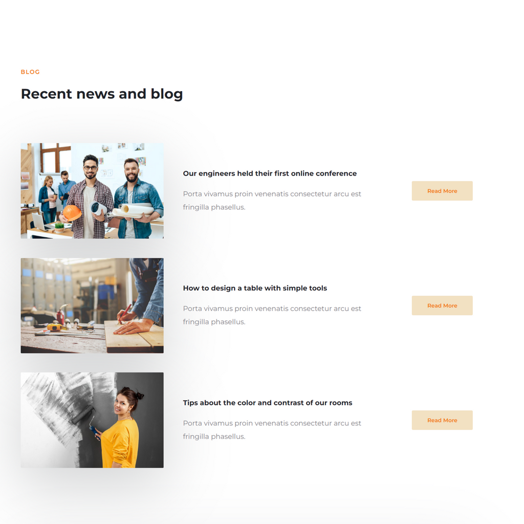 Construction and Architecture WordPress Responsive Website