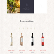 Liquor Store & Vineyard WordPress Responsive Website
