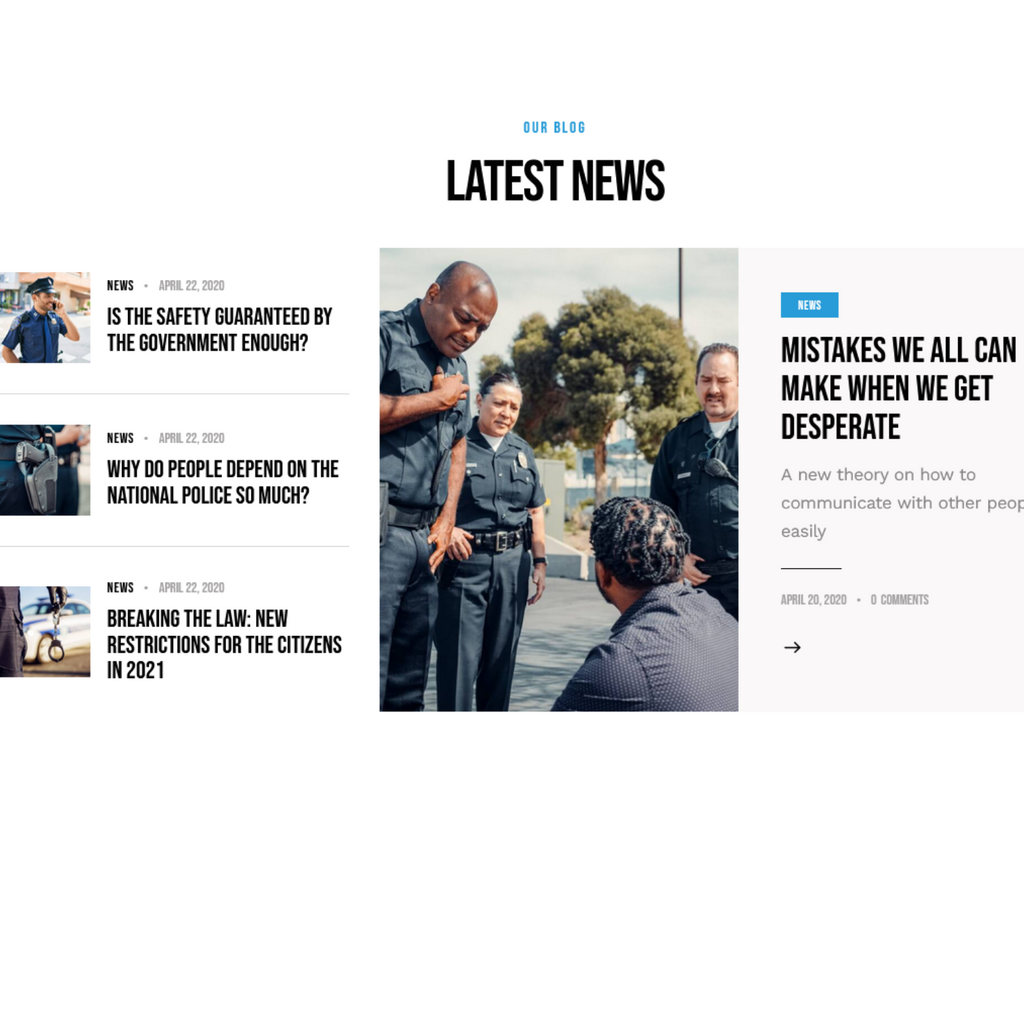 Guard Safety and Security WordPress Responsive Website