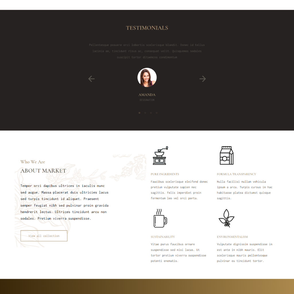 Coffee Shop Shopify Shopping Website