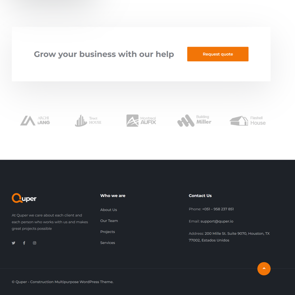Construction and Architecture WordPress Responsive Website