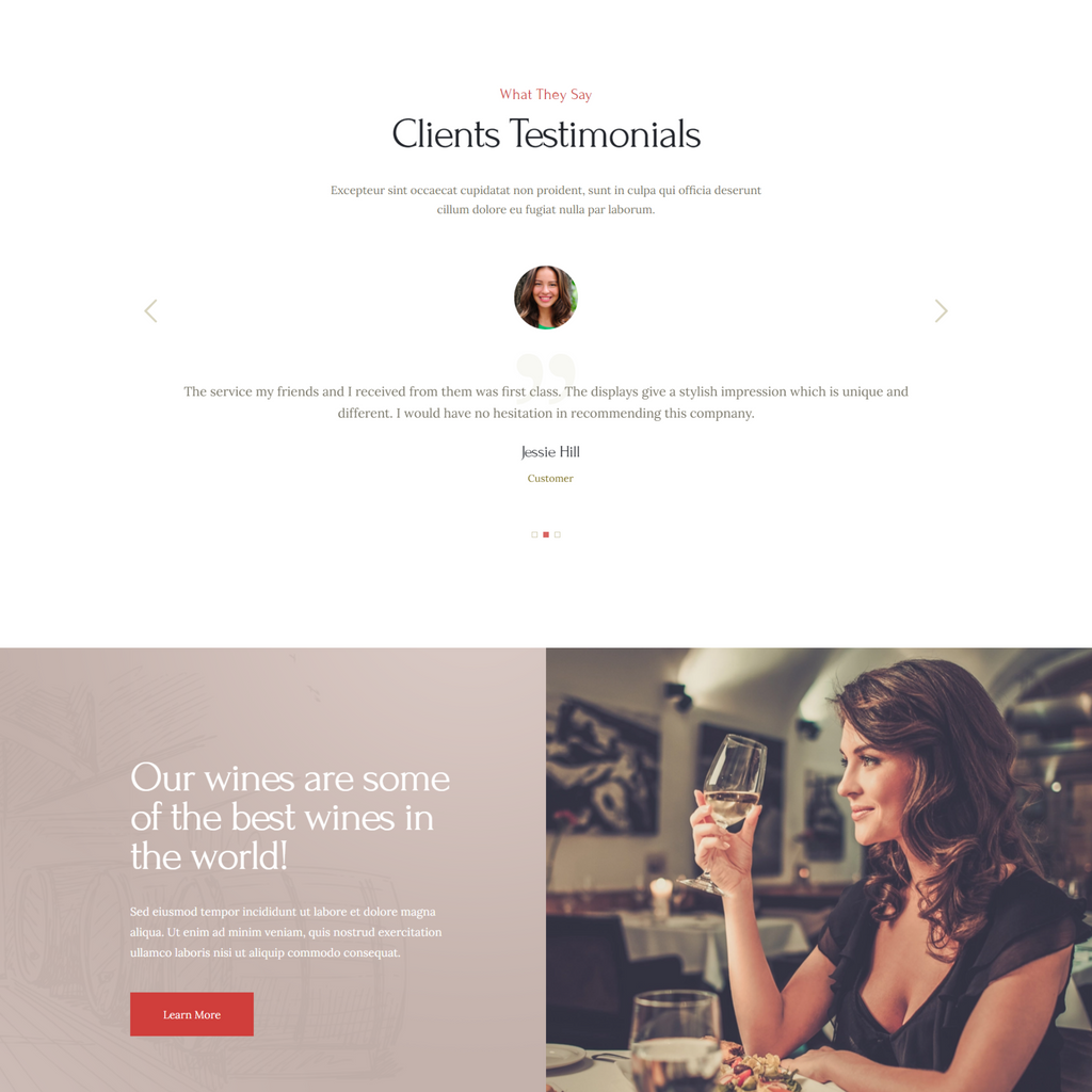 Liquor Store & Vineyard WordPress Responsive Website