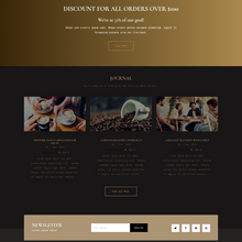 Coffee Shop Shopify Shopping Website