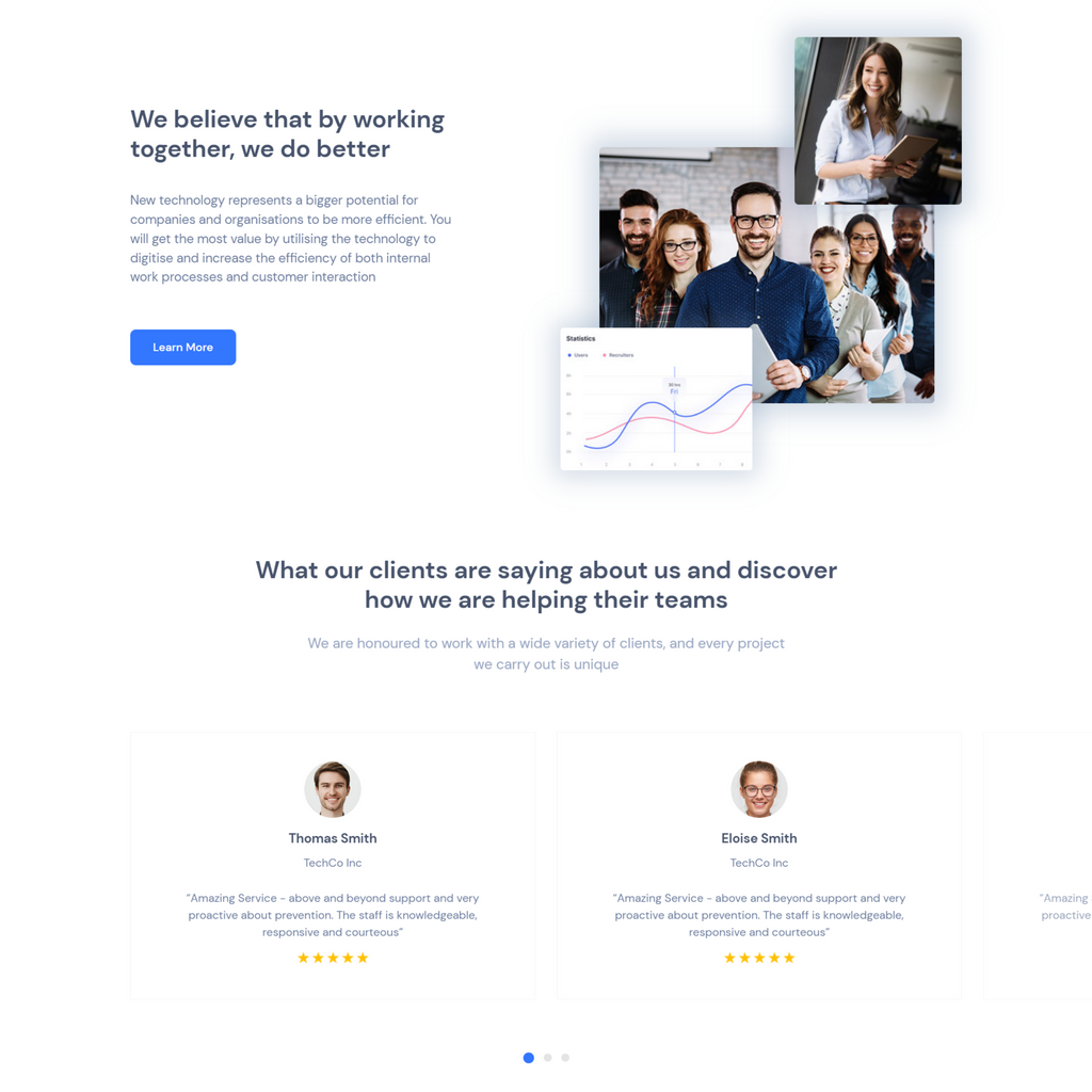Creative Technology WordPress Responsive Website