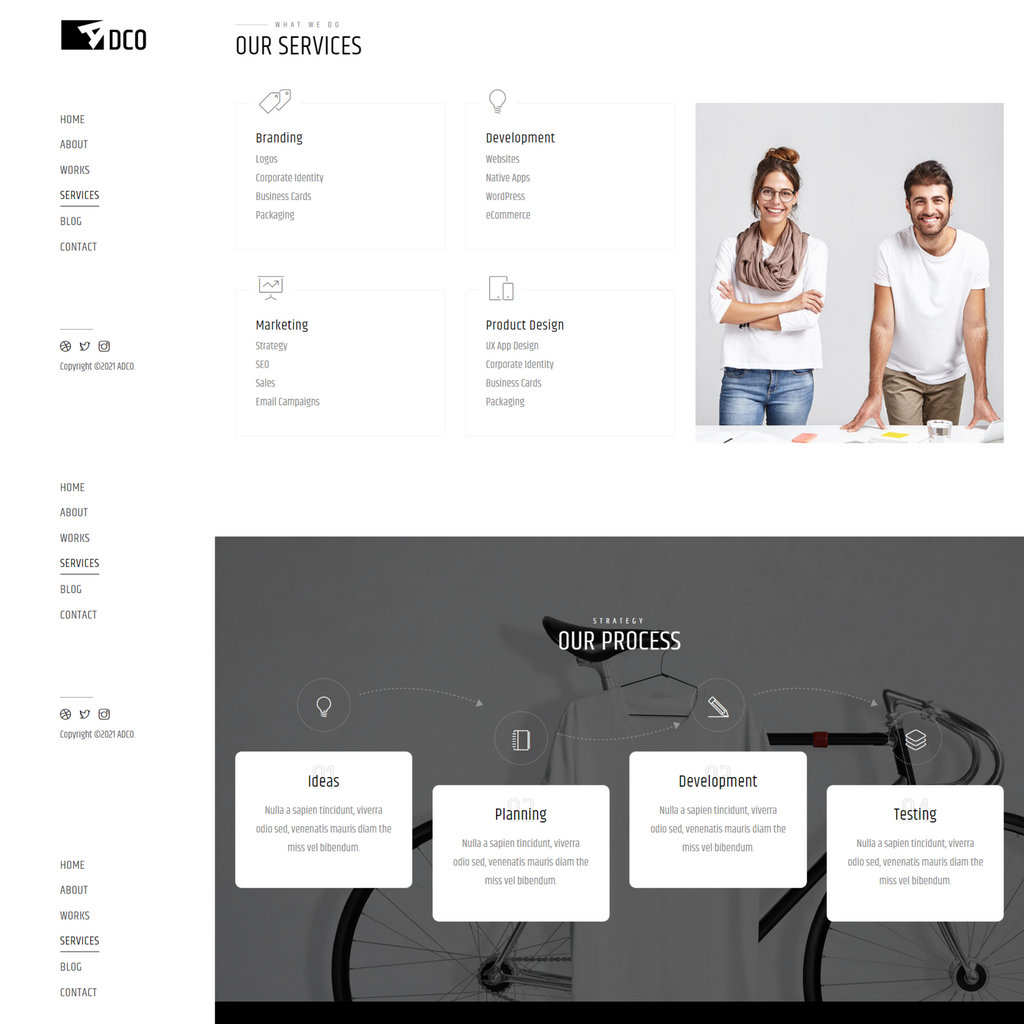 Personal, Portfolio and Resume WordPress Responsive Website
