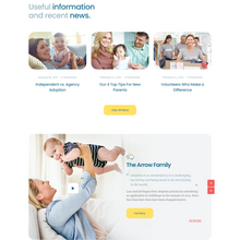Child Adoption Service & Charity WordPress Responsive Website