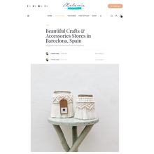 Handmade Blog & Shop WordPress Responsive Website