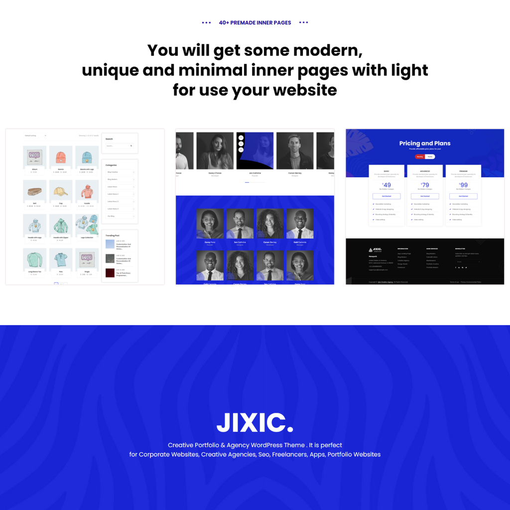 Creative Portfolio & Agency WordPress Responsive Website