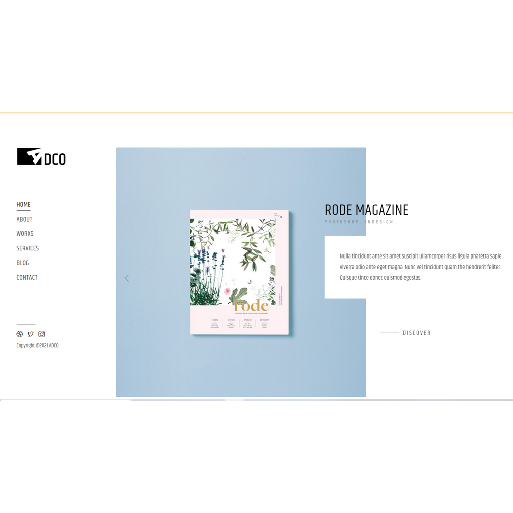 Personal, Portfolio and Resume WordPress Responsive Website