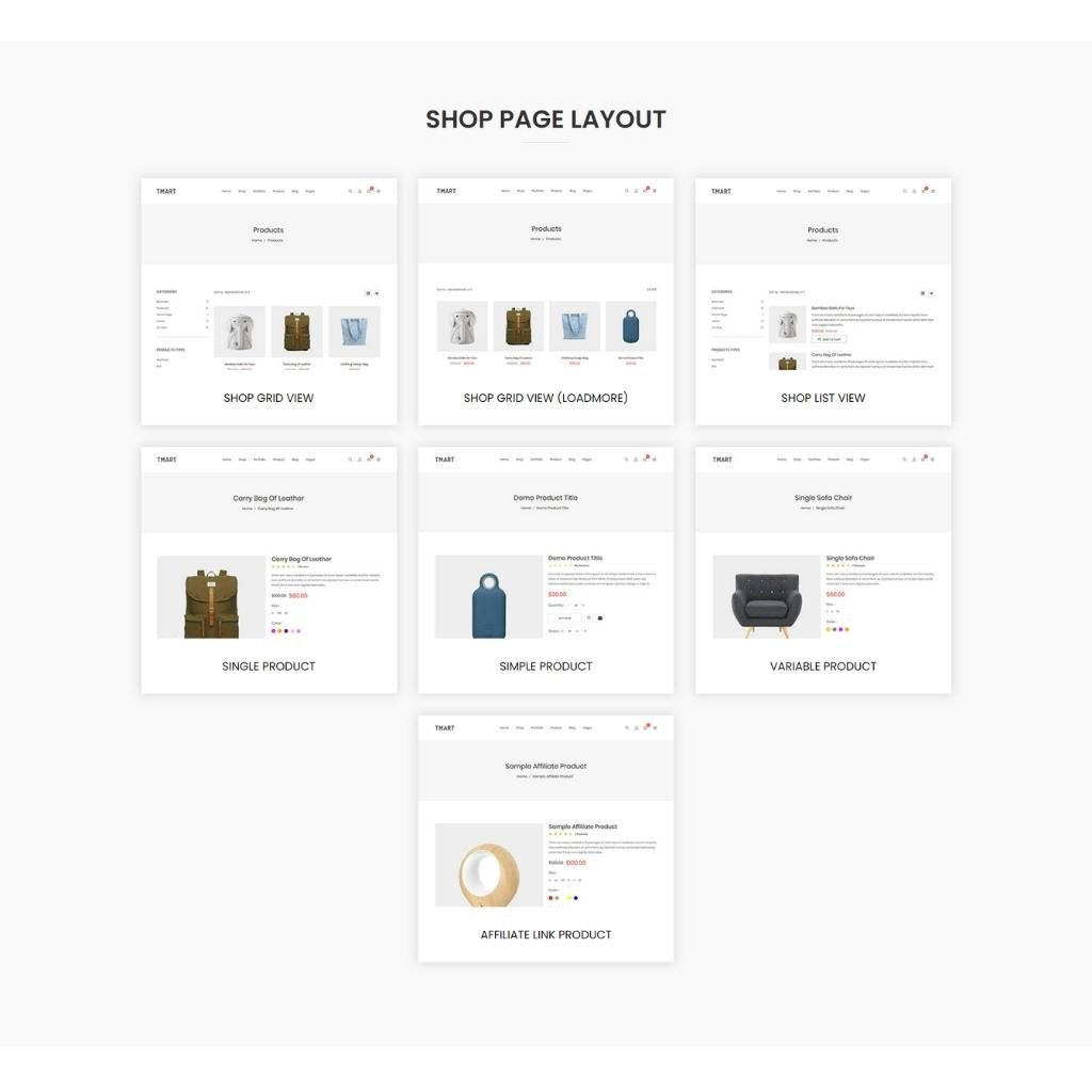 Minimalist Shopify Shopping Website