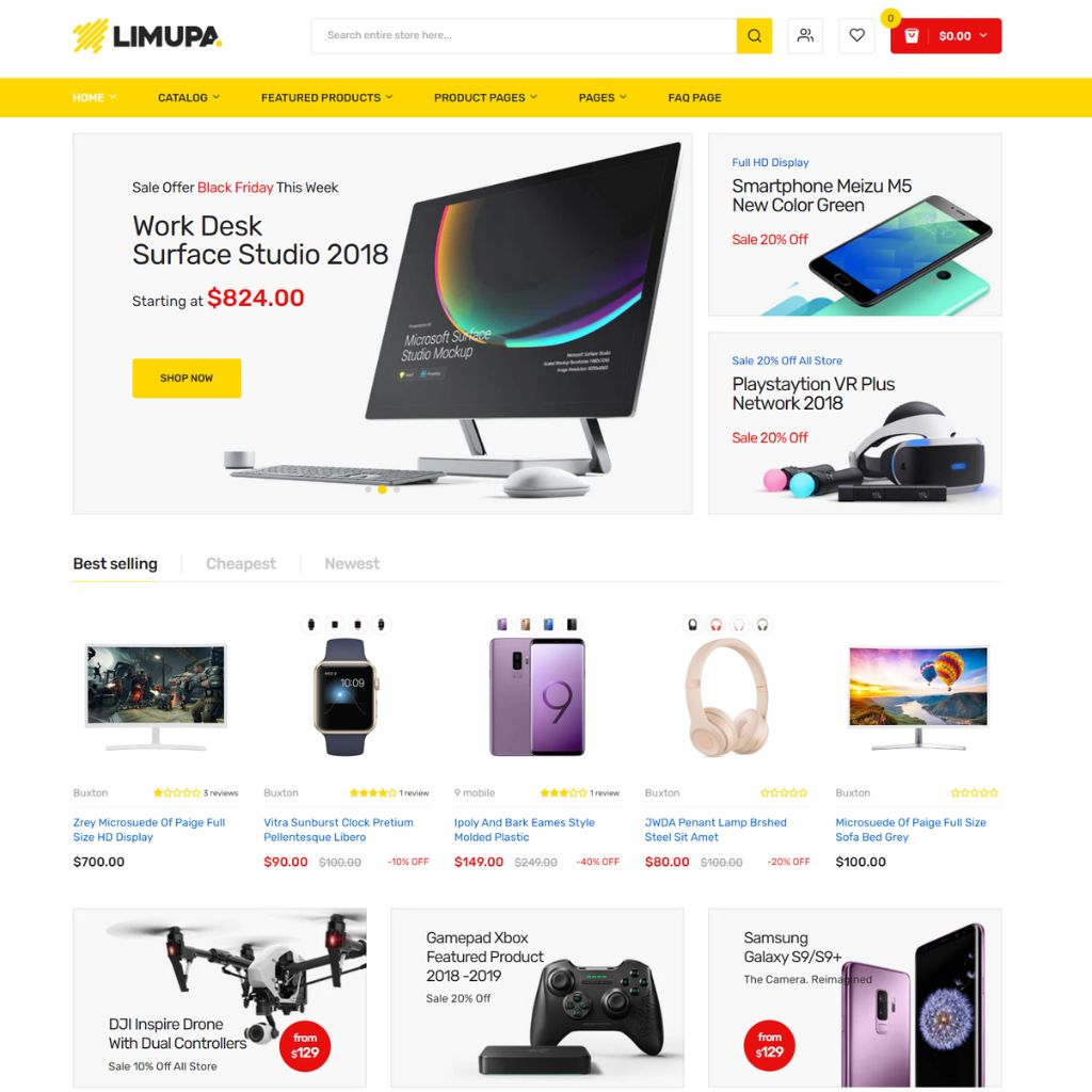 E-Commerce  Shopify Shopping Website