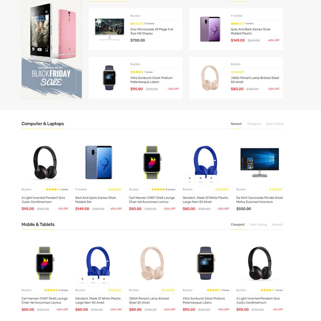 E-Commerce  Shopify Shopping Website