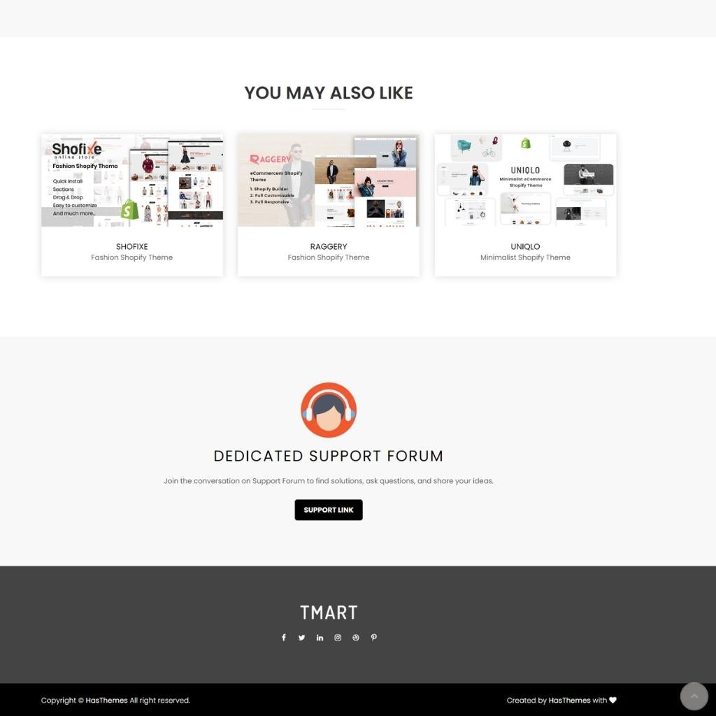Minimalist Shopify Shopping Website