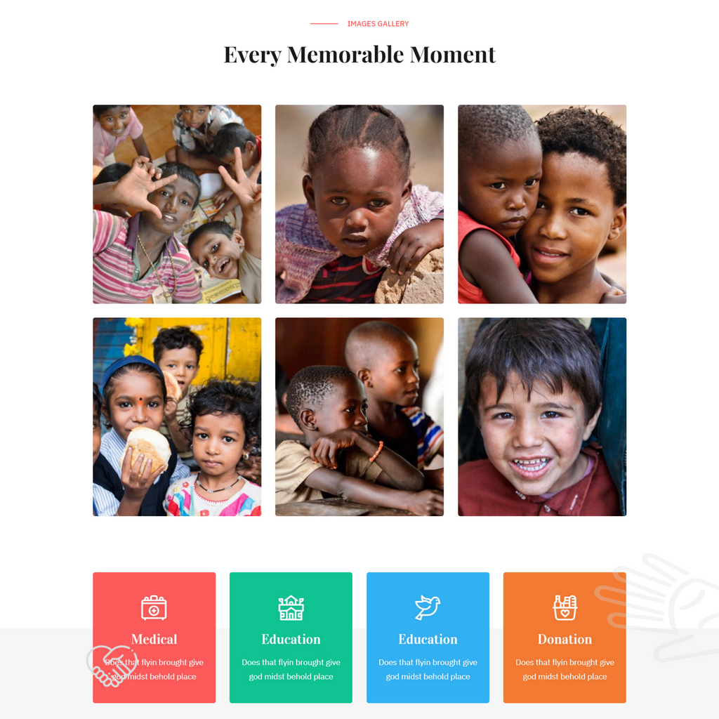 Donation & Charity WordPress Responsive Website