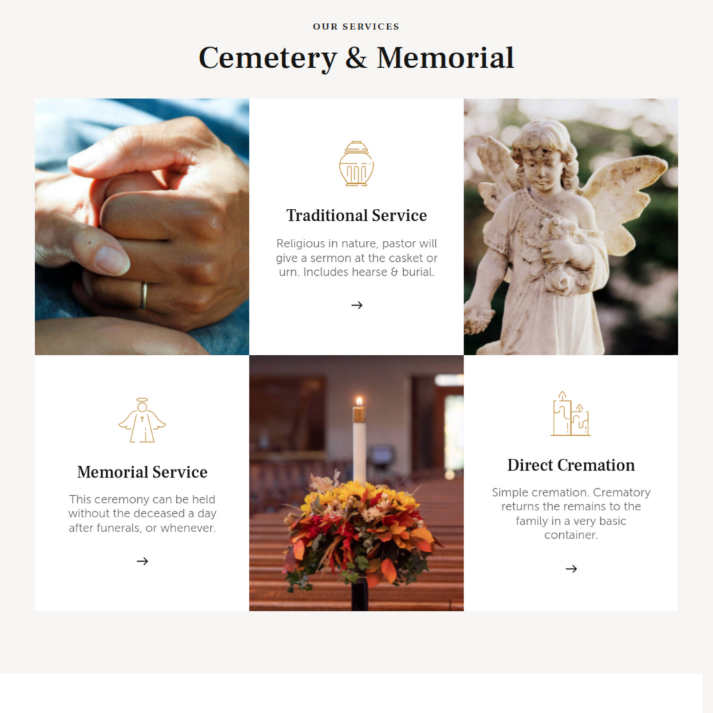 Funeral Home WordPress Responsive Website