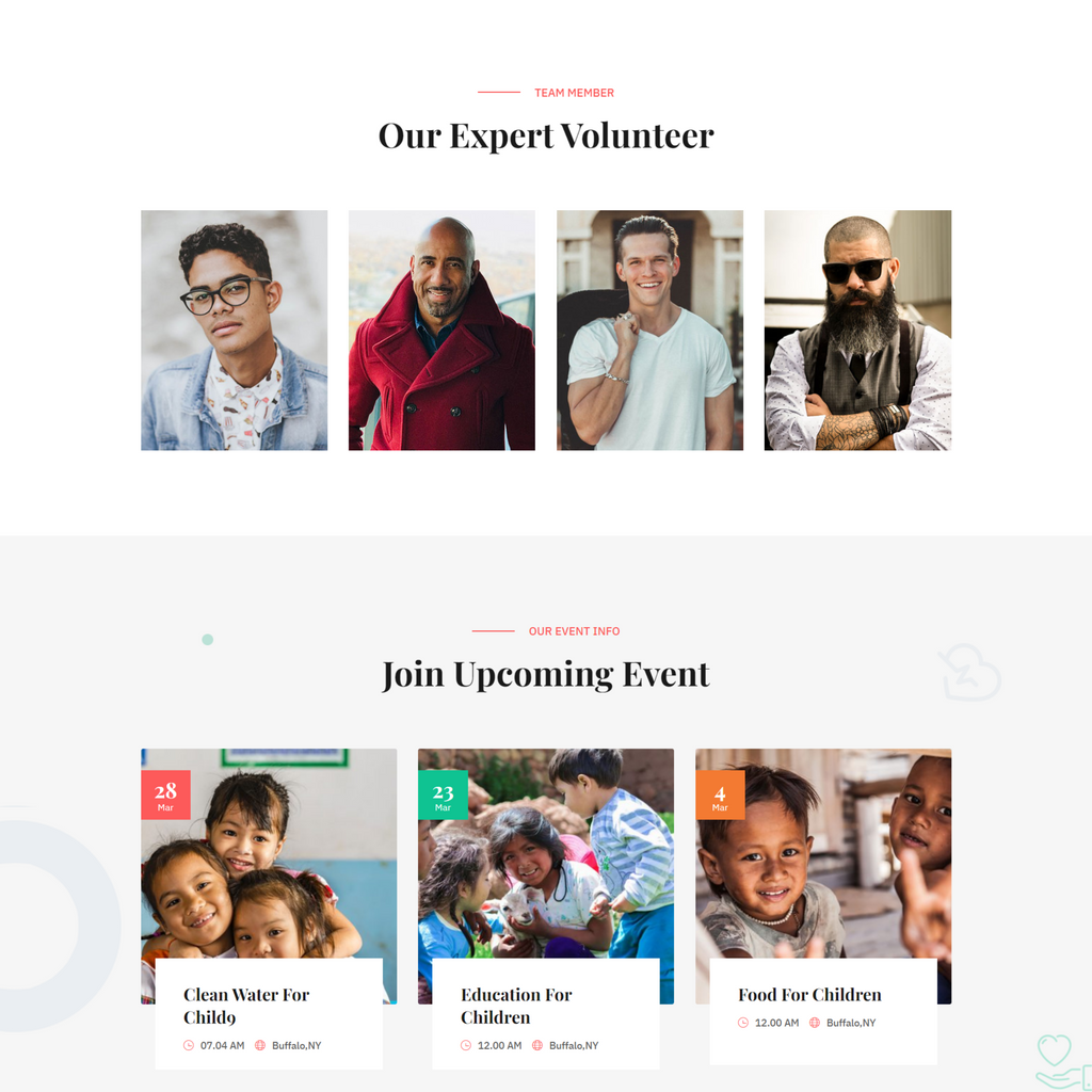 Donation & Charity WordPress Responsive Website
