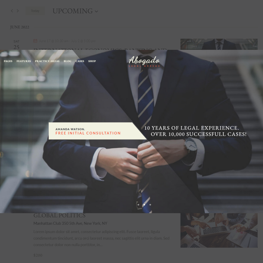 Law Firm WordPress Responsive Website