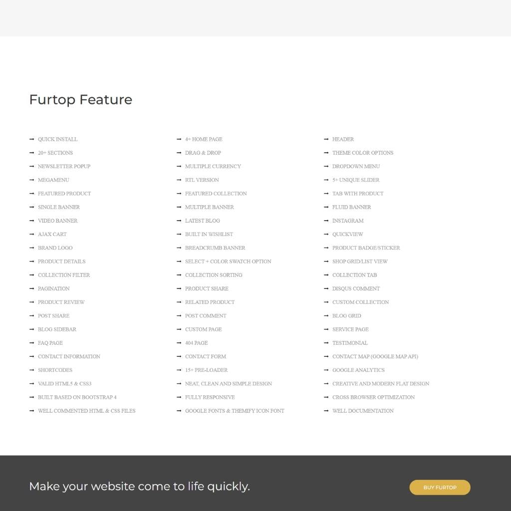 Minimal Responsive Shopify Shopping Website