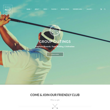 Golf Club WordPress Responsive Website