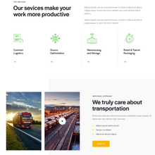 Sustainable Cargo Solution WordPress Responsive Website