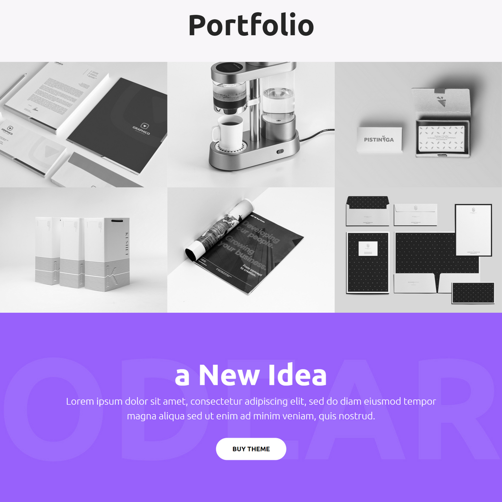 Multi-Concept Portfolio WordPress Responsive Website