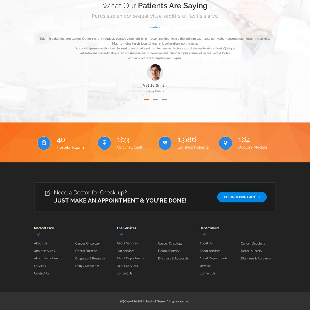 Health Care Agency WordPress Responsive Website