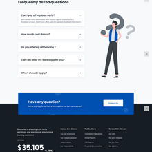 Banking & Business Loans WordPress Responsive Website