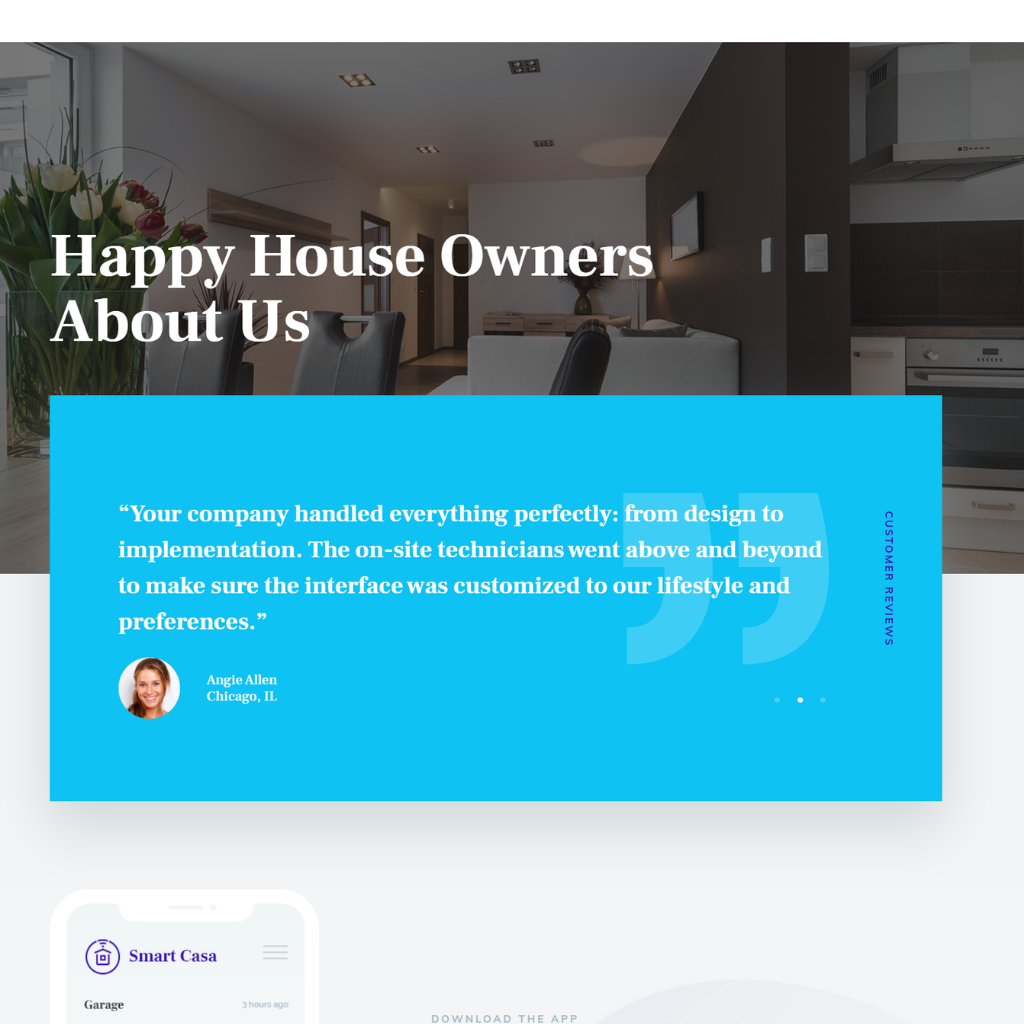 Home Automation & Technologies WordPress Responsive Website