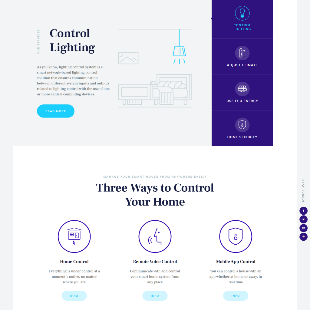 Home Automation & Technologies WordPress Responsive Website