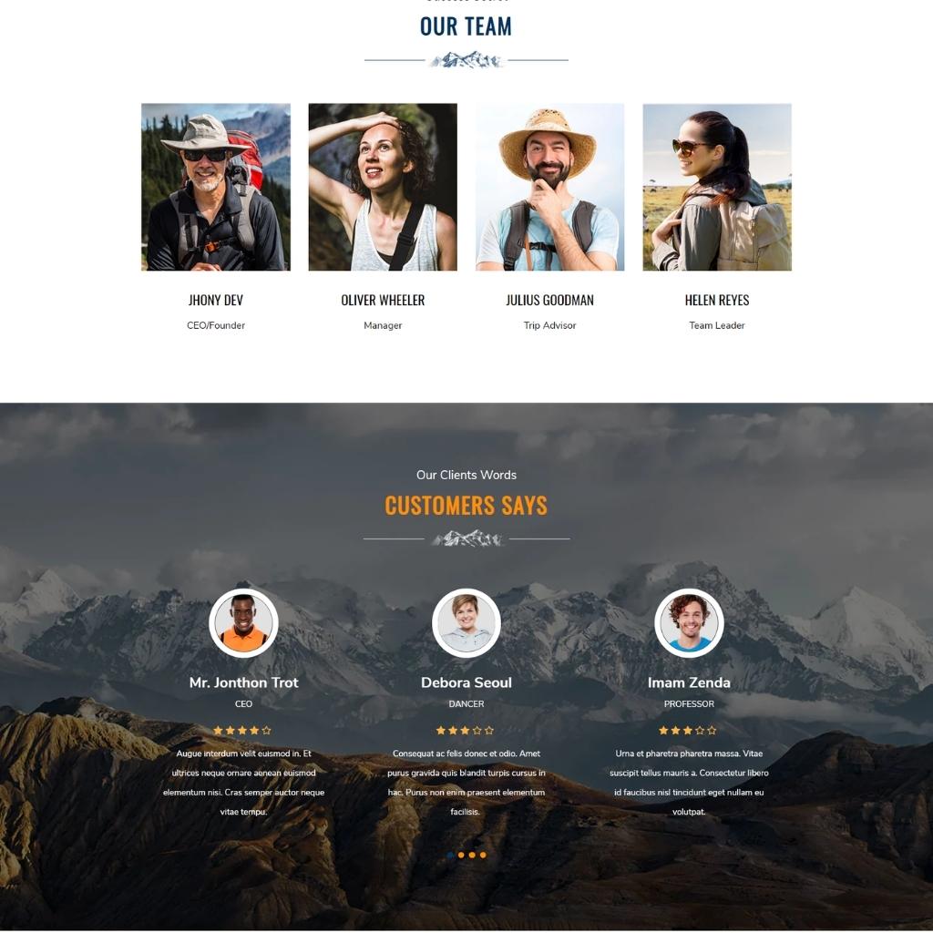 Trekking & Hiking Shopify Shopping Website