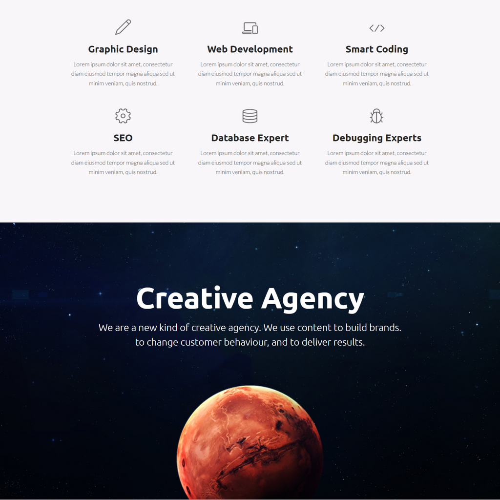 Multi-Concept Portfolio WordPress Responsive Website