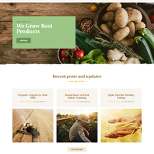 Agricultural Business WordPress Responsive Website
