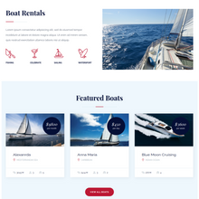 Yacht and Boat Rental WordPress Responsive Website