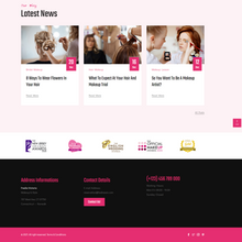 Makeup Artist WordPress Responsive Website