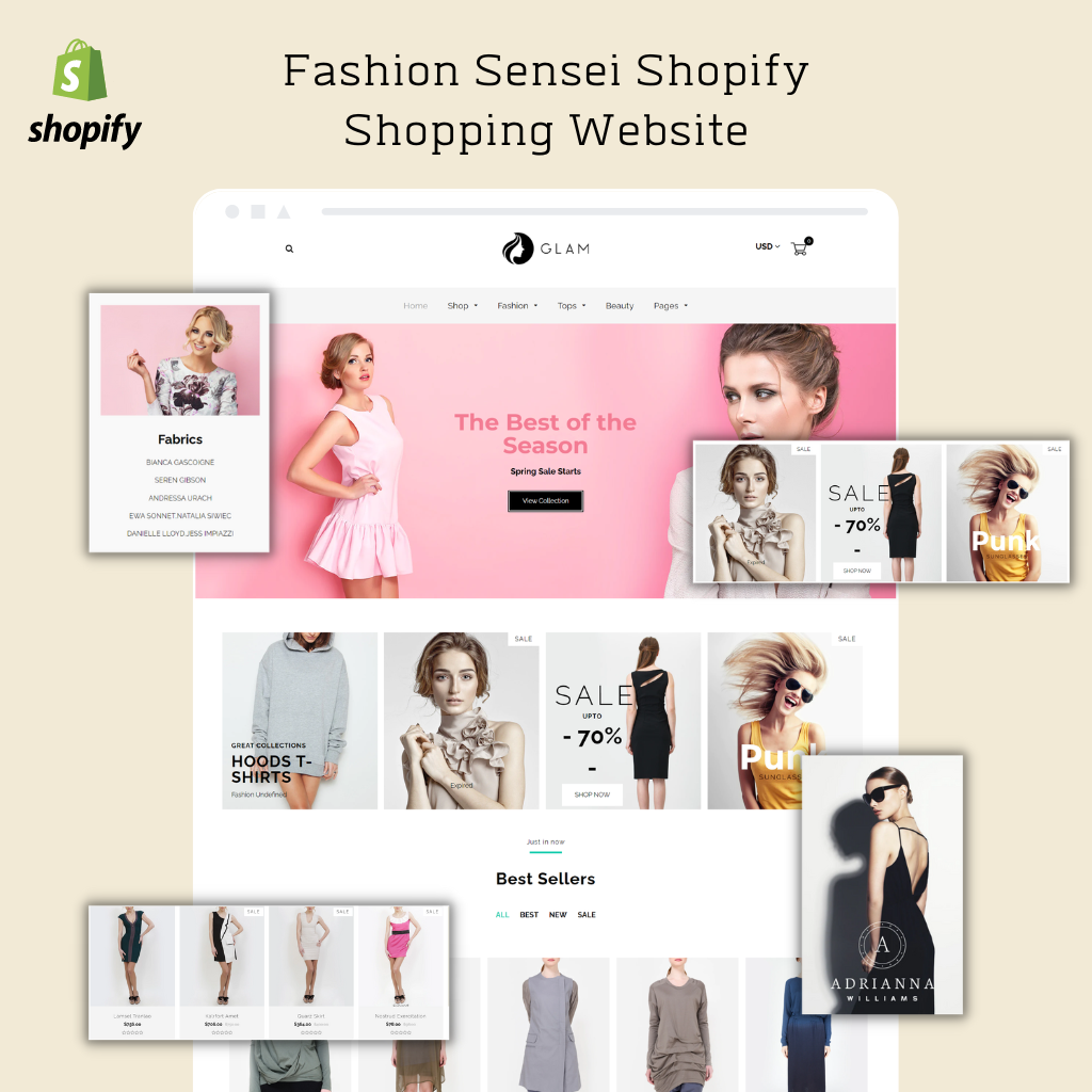 Fashion Sensei Shopify Shopping Website