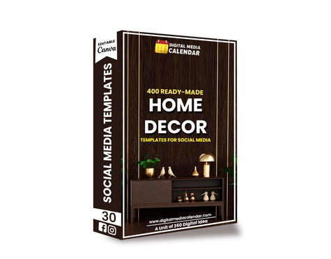 30 Ultimate Home Decor Social Media Posts Canva Templates