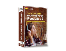 30 Ultimate Podcast Social Media Posts Canva Templates
