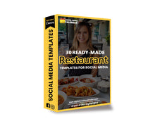 30 Ultimate Restaurants Social Media Posts Canva Templates