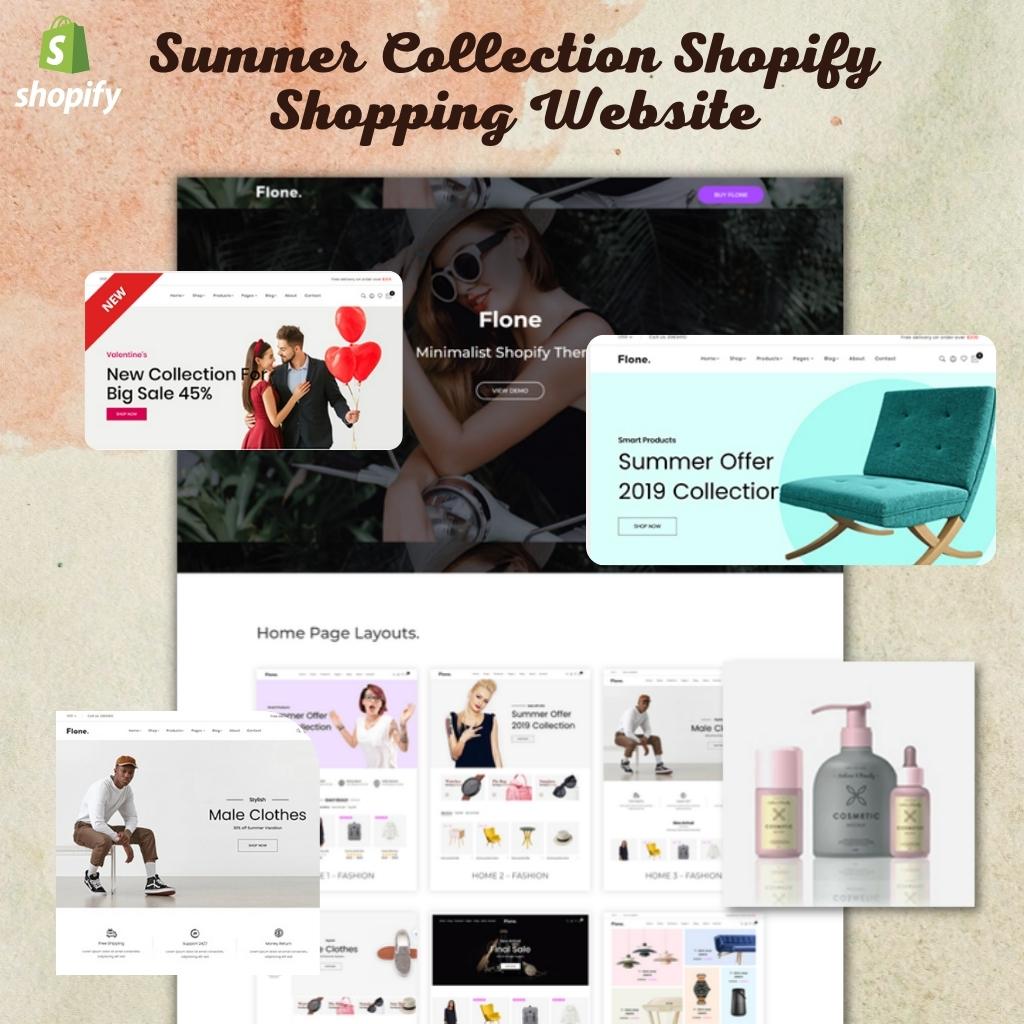 Summer Collection Shopify Shopping Website