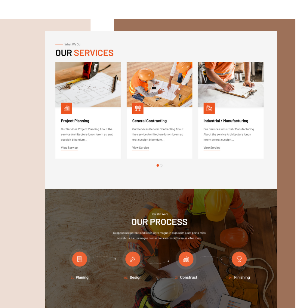 Architecture Projects WordPress Responsive Website