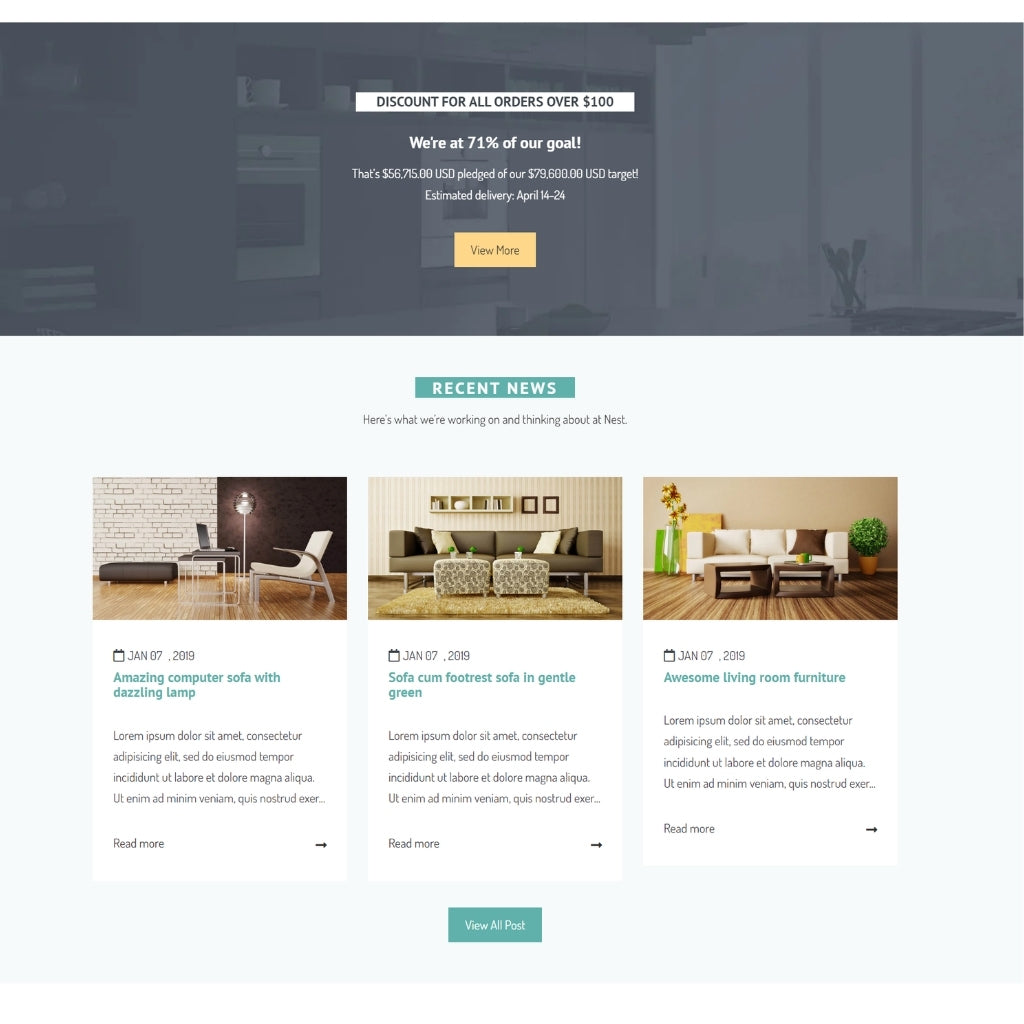 Furniture Store Shopify Shopping Website