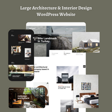 Large Architecture & Interior Design WordPress Responsive Website