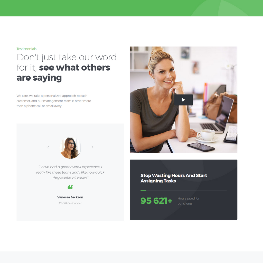Virtual Assistance WordPress Responsive Website