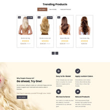 Big Head Hair Boutique Shopify Shopping Website