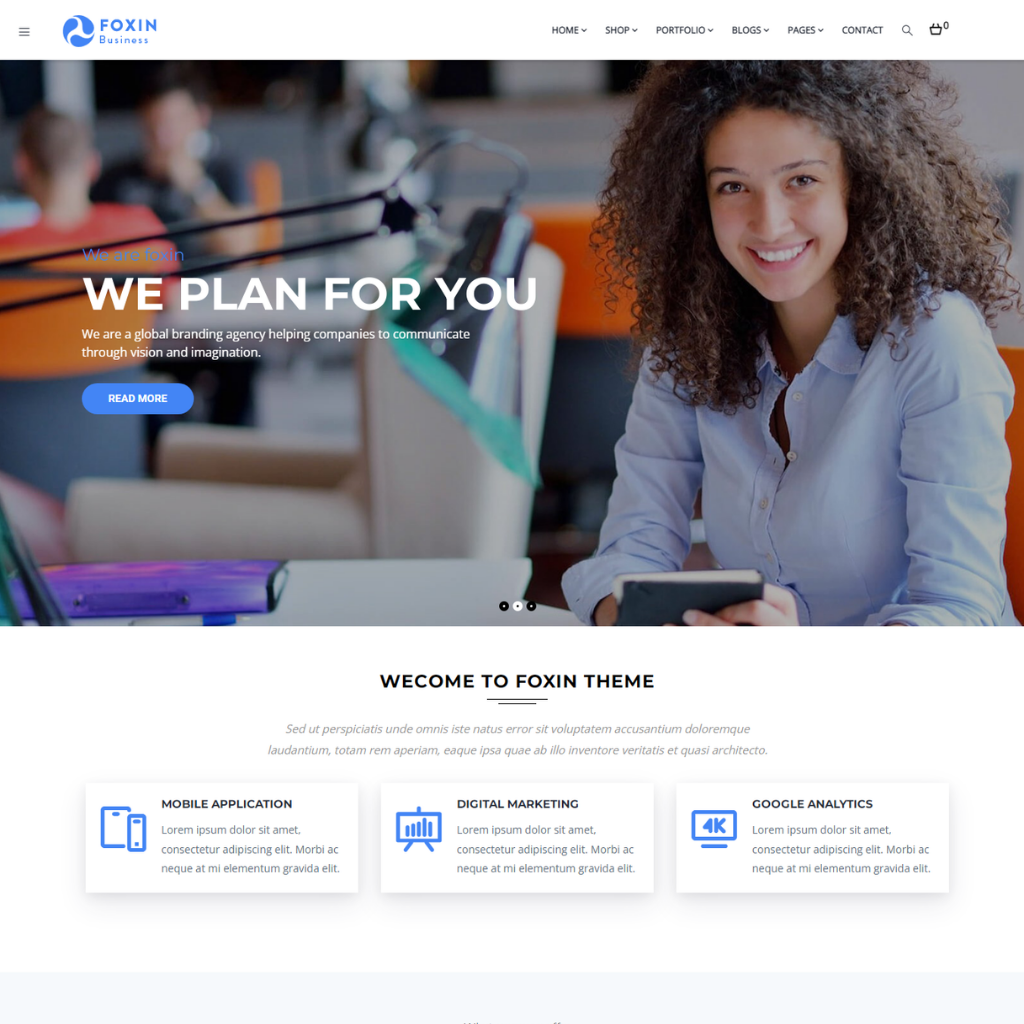 Responsive Business WordPress Website