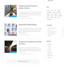 Responsive Magazine & Blog WordPress Website