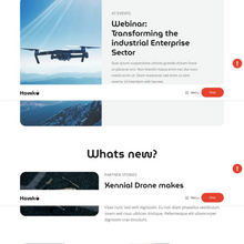 Hawki and drone Store Shopify Website