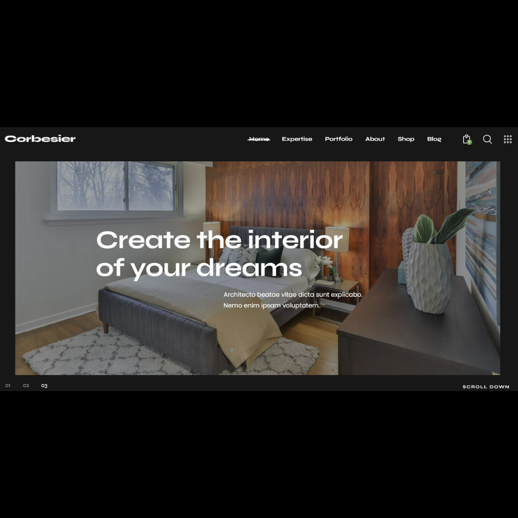 Modern Architecture & Interior Design WordPress Responsive Website
