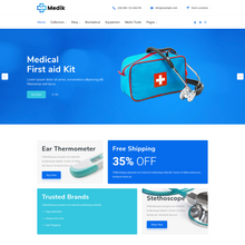 Medical First Aid Kit Shopify Shopping Website